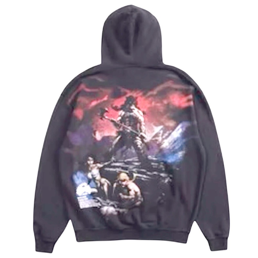 Darc Sport Wolves Echoes of Valhalla Pierce Hoodie Wolf Gray XL 842 of 1000 NEW